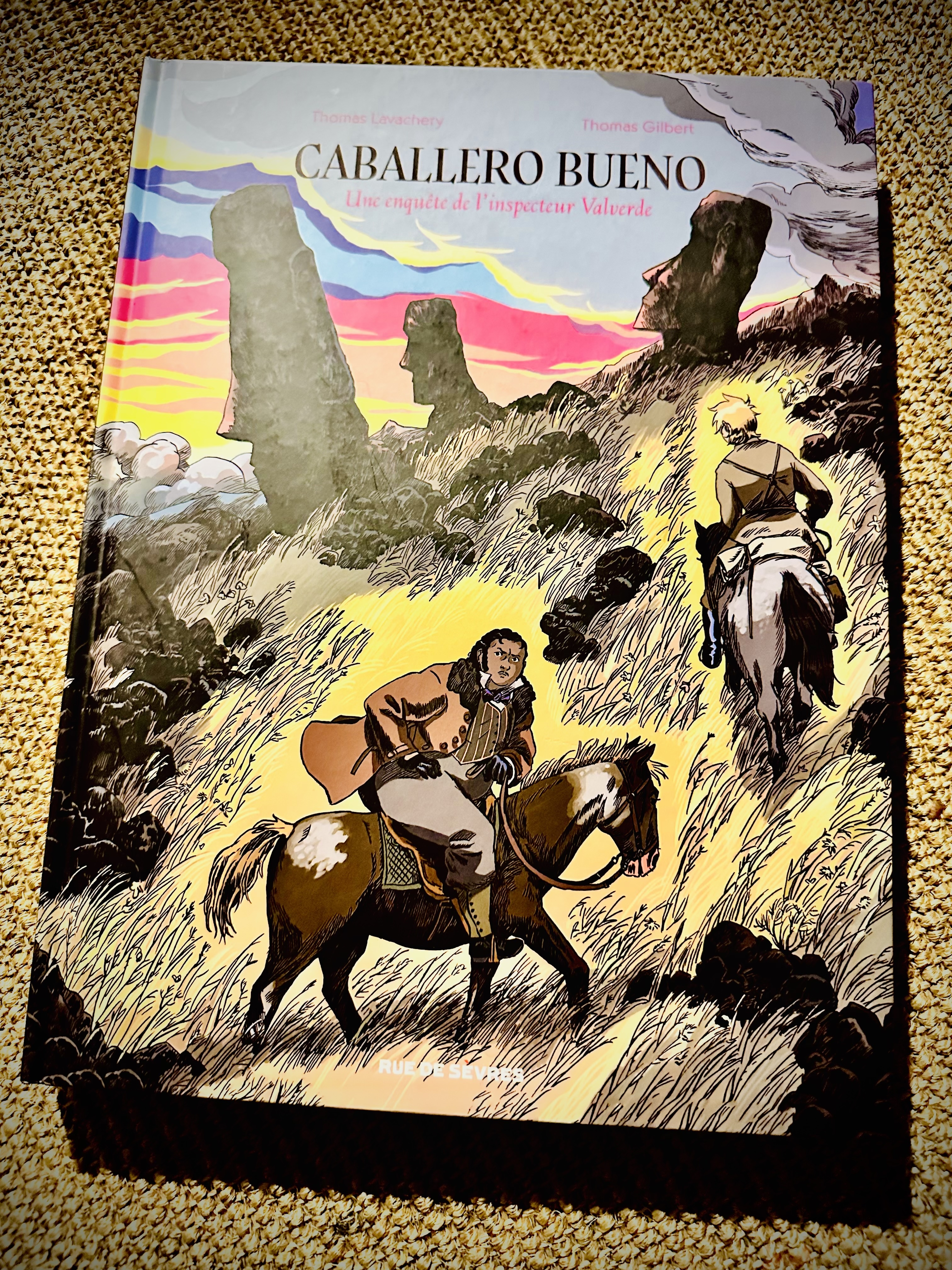 Couverture de Caballero Bueno, Thomas Lavachery et Thomas Gilbert. Éditions Rue de Sèvres
