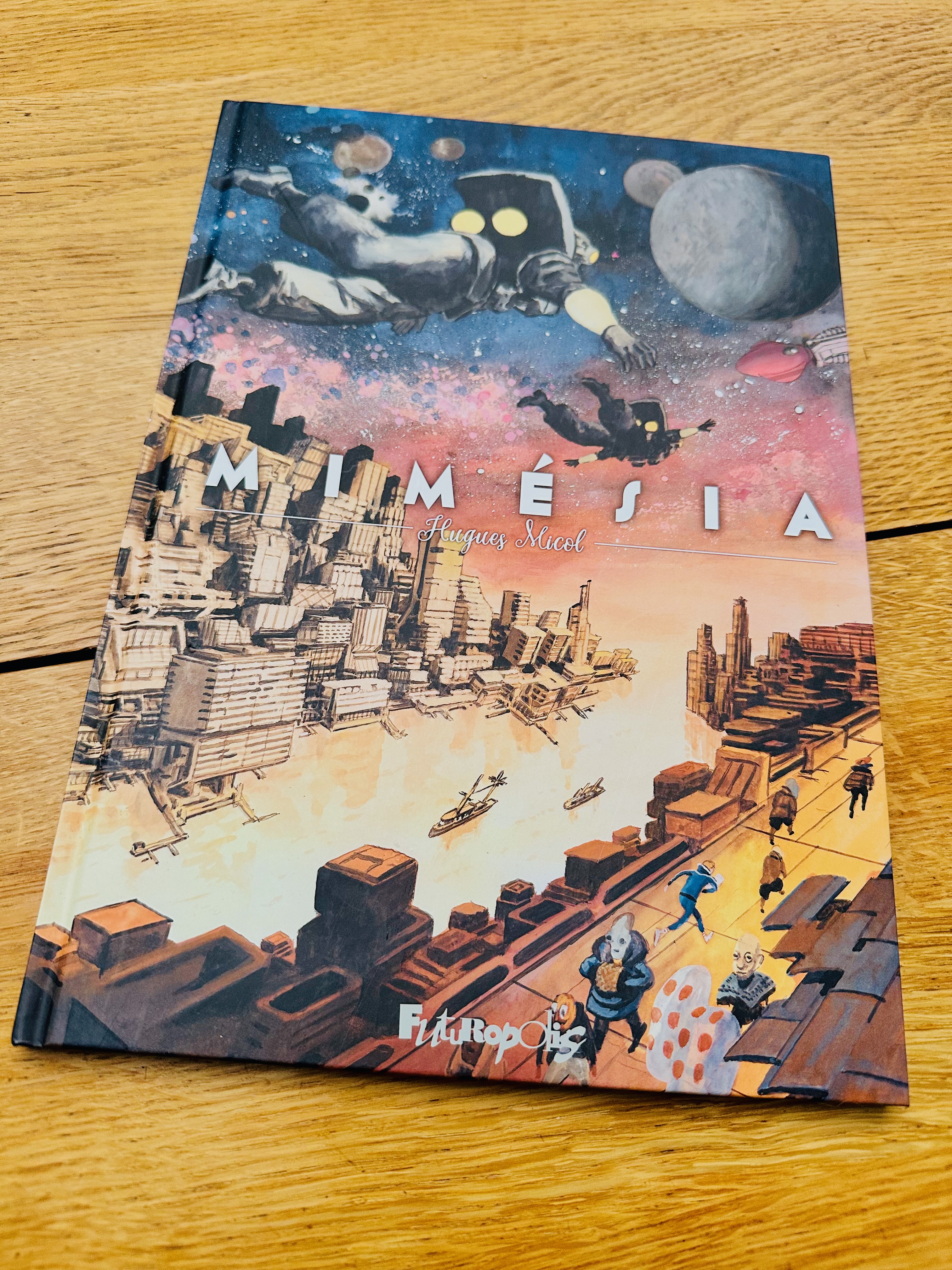 Couverture de Mimésia, Hugues Micol. Futuropolis