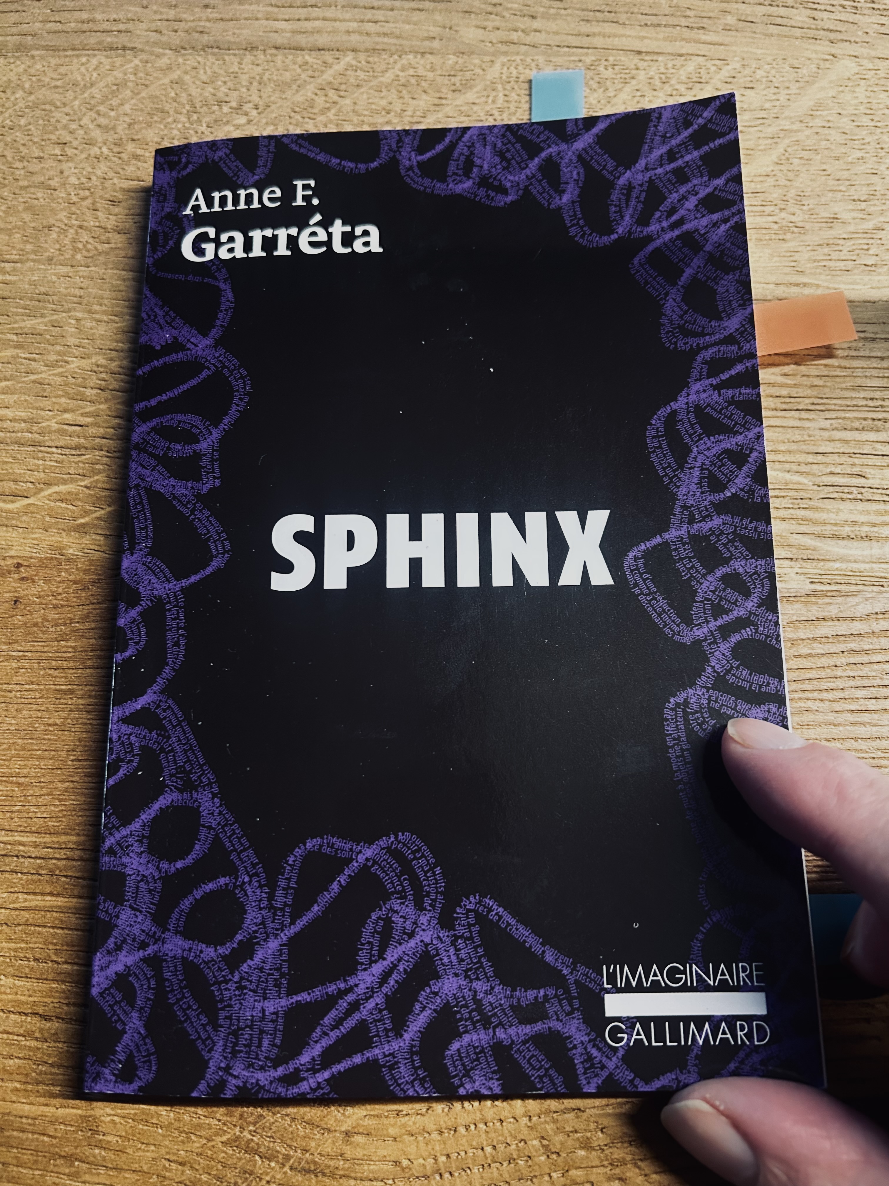 La couvertue de Sphinx, Anne F. Garréta
